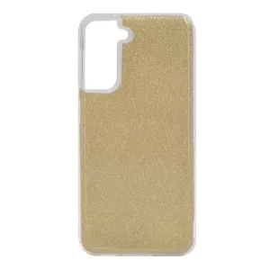 HUSĂ! - Husă silicon pentru telefon (interior din plastic, spate lucios) GOLD Samsung Galaxy S21 (SM-G991) 5G