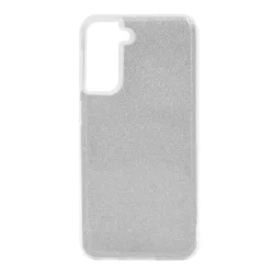   HUSĂ! - Protectie din silicon pentru telefon (interior din plastic, spate lucios) ARGINTIE Samsung Galaxy S21 (SM-G991) 5G
