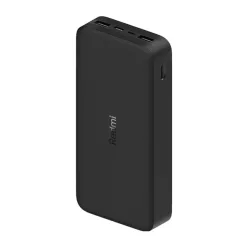   XIAOMI Mi PowerBank Încărcător dublu de urgență 2 prize USB+Type-C+microUSB (20000mAh, 18W, încărcător rapid) NEGRU