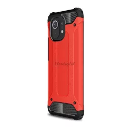   HUSĂ! - Protector de telefon din plastic Defender (rezistenta medie la impact, colt cu perna de aer, interior din silicon, efect metalic) RED Xiaomi Mi 11 5G