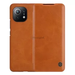   HUSĂ! - Husă NILLKIN QIN în picioare, efect piele (FLIP, deschidere laterală, suport card bancar) MARO Xiaomi Mi 11 5G