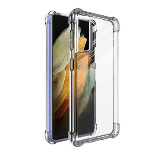 Husă silicon pentru telefon (rezistent la impact mediu, colț hover) pentru Samsung Galaxy S21 (SM-G991) 5G