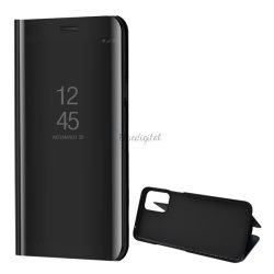   Carcasă cu suport (FLIP activ, deschidere laterală, funcție de suport pentru birou, suprafață oglindă, husă Mirror View) NEGRU LG K42 (LM-K420HM), LG K52 (LMK520)