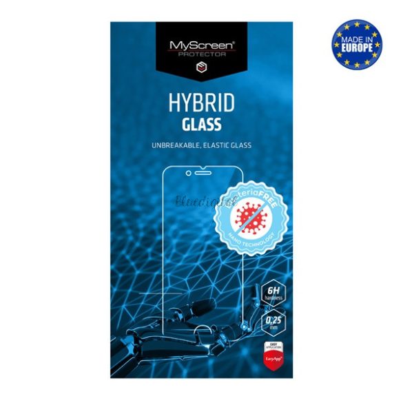 MYSCREEN DIAMOND HYBRIDGLASS BacteriaFREE sticla de protectie a ecranului (flexibil, antibacterian, 3H, NU curbat) TRANSPARENT Samsung Galaxy A12 (SM-A125F / SM-A127F)