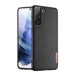   HUSĂ! - Protectie de telefon din silicon DUX DUCIS FINO (interior din plastic, rezistenta medie la impact, model grila) NEGRU Samsung Galaxy S21 Plus (SM-G996) 5G