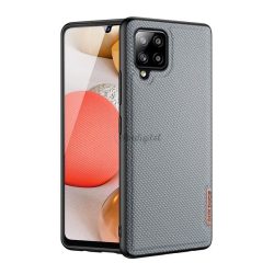   Protectie de telefon din silicon DUX DUCIS FINO (interior din plastic, rezistenta medie la impact, model grila) GRI Samsung Galaxy A42 5G (SM-A425F)