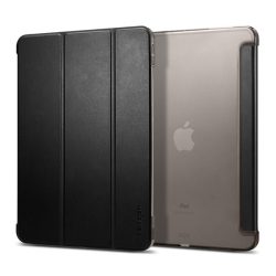   Husă SPIGEN SMART FOLD în picioare, efect piele (FLIP activ, deschidere laterală, TRIFOLD, suport pentru masă) NEGRU Apple IPAD Air 2020 (Air 4), Apple IPAD Air 2022