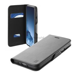   HUSĂ! - Husă CELLULARLINE BOOK CLUTCH în picioare, efect piele (FLIP, deschidere laterală, funcție suport card bancar) NEGRU Samsung Galaxy S21 Plus (SM-G996) 5G