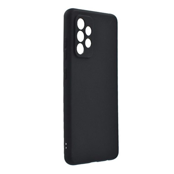 Husă de telefon din silicon (mată) NEGRU Samsung Galaxy A52 4G (SM-A525F), Samsung Galaxy A52 5G (SM-A526F), Samsung Galaxy A52s 5G (SM-A528)