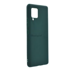   Protectie din silicon pentru telefon (mat) VERDE ÎNCHIS Samsung Galaxy A42 5G (SM-A425F)