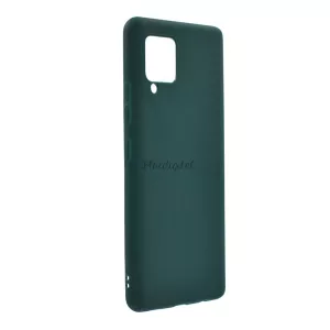 HUSĂ! - Protectie din silicon pentru telefon (mat) VERDE ÎNCHIS Samsung Galaxy A42 5G (SM-A425F)