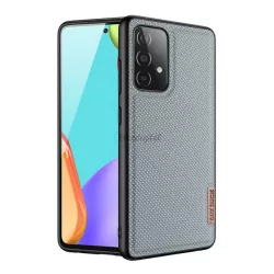   HUSĂ! - Protectie de telefon din silicon DUX DUCIS FINO (interior din plastic, rezistenta medie la impact, model grila) GRI Samsung Galaxy A32 5G (SM-A326)