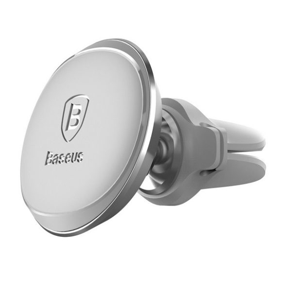 Suport auto BASEUS (pentru ventilatie, magnetic, 360°) ARGINT