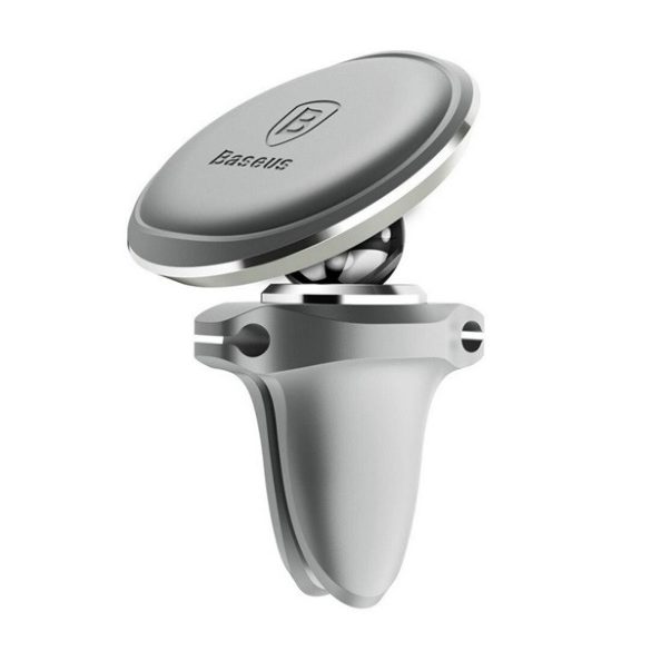 Suport auto BASEUS (pentru ventilatie, magnetic, 360°) ARGINT
