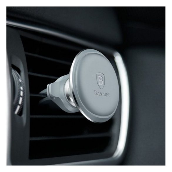 Suport auto BASEUS (pentru ventilatie, magnetic, 360°) ARGINT