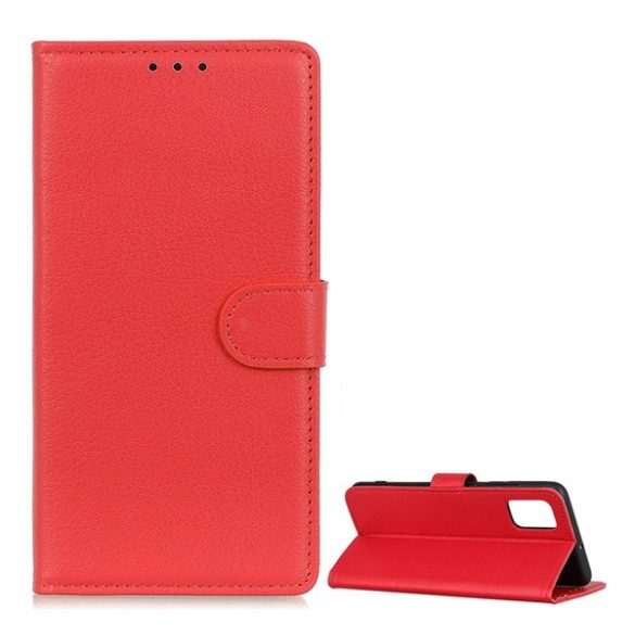 Husă stativă cu efect de piele (FLIP, deschidere laterală, desktop, premium) PIROS Samsung Galaxy A52 5G (SM-A526F), Samsung Galaxy A52 4G (SM-A525F), Samsung Galaxy A52s 5G (SM-A528)