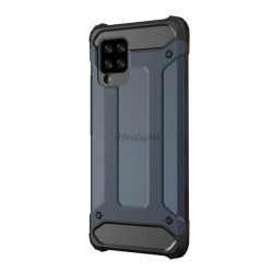   Protector de telefon din plastic Defender (rezistență medie la impact, colț cu pernă de aer, interior din silicon, efect metalic) ALBASTRU ÎNCHIS Samsung Galaxy A42 5G (SM-A425F)