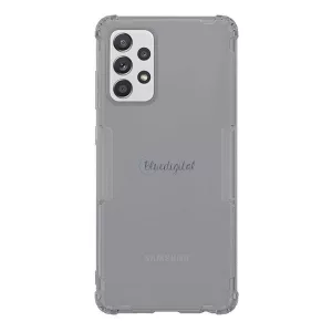 HUSĂ! - Protector de telefon din silicon NILLKIN NATURE (rezistență medie la impact, colț cu pernă de aer, 0,6 mm, ultra-subțire) GRI Samsung Galaxy A72 4G (SM-A725F), Samsung Galaxy A72 5G (SM-A726F)
