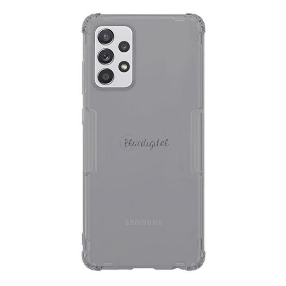 Protector de telefon din silicon NILLKIN NATURE (rezistență medie la impact, colț cu pernă de aer, 0,6 mm, ultra-subțire) GRI Samsung Galaxy A72 4G (SM-A725F), Samsung Galaxy A72 5G (SM-A726F)