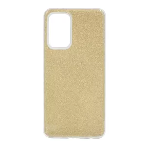 HUSĂ! - Protectie de telefon din silicon (interior din plastic, spate lucios) GOLD Samsung Galaxy A52 5G (SM-A526F), Samsung Galaxy A52 4G (SM-A525F), Samsung Galaxy A52s 5G (SM-A528)
