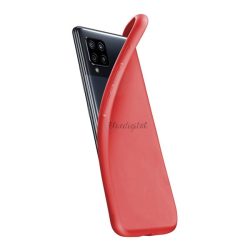  Protector de telefon din silicon CELLULARLINE CHROMA (mat, interior din pluș din microfibră) ROȘU Samsung Galaxy A42 5G (SM-A425F)