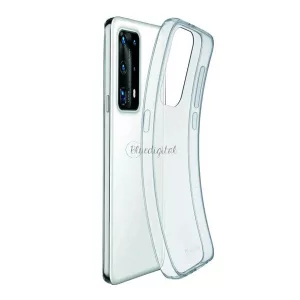 HUSĂ! - Protector de telefon din silicon CELLULARLINE FINE (ultra-subtire) TRANSPARENT Huawei P40