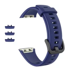   Curea (dimensiune personalizată, silicon, reglabilă) SÂN albastruHonor Band 6, Huawei Band 6