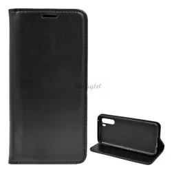   HUSĂ! - Carcasa in picioare, efect piele (FLIP, deschidere laterala, functie suport de masa) NEGRU Oppo A91