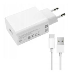   XIAOMI Încărcător AC priză USB (22.5W, încărcător rapid + cablu Type-C) ALB