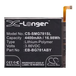   Baterie CAMERON SINO Li-Polymer (3,86V/4400mAh, compatibil cu Samsung EB-BG781ABE) NEGRU Samsung Galaxy S20 FE (SM-G780), Samsung Galaxy A52 4G (SM-A525F), Samsung Galaxy A52 5G (SM-A526F), Samsung Galaxy A52s 5G (SM-A528)