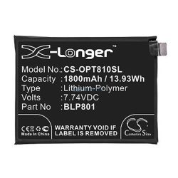   Baterie CAMERON SINO Li-Polymer (7,74V/1800mAh, compatibil Oneplus BLP801) NEGRU OnePlus 8T