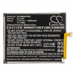   Baterie Li-Polymer CAMERON SINO (3,85V/2900mAh, compatibil Samsung QL1695) NEGRU Samsung Galaxy A01 (SM-A015F)