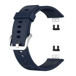   Curea (dimensiune personalizată, silicon, reglabilă) BREAD albastruHuawei Watch Fit