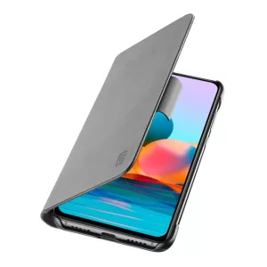 HUSĂ! - Husă CELLULARLINE BOOK AGENDA în picioare, efect piele (FLIP, deschidere laterală, funcție de suport pentru birou, protecție RFID) NEGRU Xiaomi Redmi Note 10 4G (Note 10s), Xiaomi Poco M5s
