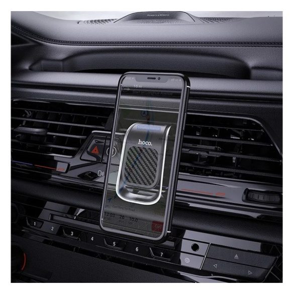 Suport auto HOCO CA74 (pentru ventilatie, clip-on, magnetic) SILVER
