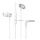 HOCO M79 Căști stereo (mufă de 3,5 mm, microfon, buton de înregistrare, control volum, cablu rezistent la șocuri, 120 cm) ALB