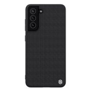  NILLKIN TEXTURED plastic protecțiede telefon (suprafață aspră, mediu rezistent la impact, cadru din silicon, model 3D) negru Samsung Galaxy S21 FE (SM-G990)
