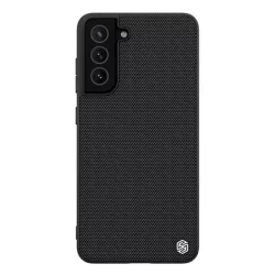   HUSĂ! - NILLKIN TEXTURED plastic protecțiede telefon (suprafață aspră, mediu rezistent la impact, cadru din silicon, model 3D) negru Samsung Galaxy S21 FE (SM-G990)