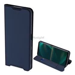   HUSĂ! - Husa DUX DUCIS SKIN PRO in picioare, efect piele (FLIP, deschidere laterala, suport card bancar, functie suport birou) ALBASTRU INCHIS Sony Xperia 5 III (XQBQ62)