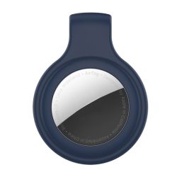   Husa din silicon (poate fi prinsa de curea) BLUE INCHIS Apple AirTag