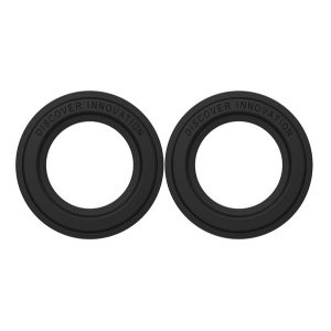 NILLKIN SNAPHOLD placă metalică autoadezivă 2 buc (ideal pentru suport magnetic pentru mașină, circular, MagSafe) NEGRU