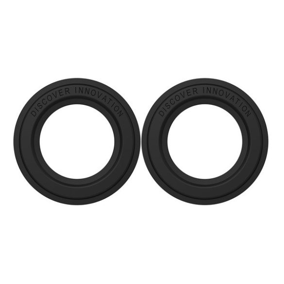 NILLKIN SNAPHOLD placă metalică autoadezivă 2 buc (ideal pentru suport magnetic pentru mașină, circular, MagSafe) NEGRU