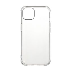   HUSĂ! - Protectie din silicon pentru telefon (rezistenta medie la impact, colt cu perna de aer) TRANSPARENT Apple iPhone 13 mini