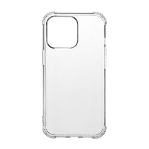 Protectie din silicon pentru telefon (rezistenta la impact mediu, colt cu perna de aer) TRANSPARENT Apple iPhone 13 Pro
