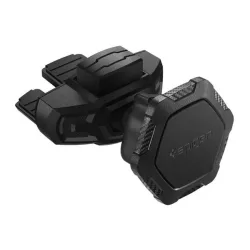   Suport auto SPIGEN QS24 (pentru ventilație, magnetic, model carbon, 360°) NEGRU