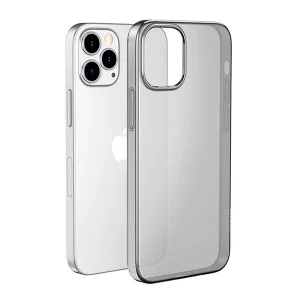 HUSĂ! - Protector de telefon din silicon HOCO LIGHT (ultra-subțire) SMOKE COLOR Apple iPhone 13 Pro