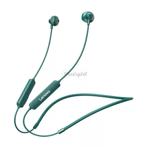 Căști bluetooth LENOVO SH1 STEREO (V5.0, pot fi agățate de gât, filtru de zgomot, rezistență la cădere IPX8, SPORT) VERDE DESCHIS