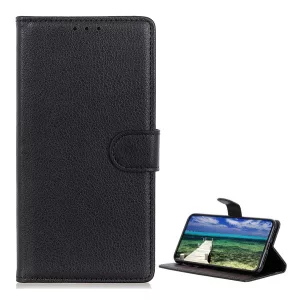 HUSĂ! - Husă stativă, efect piele (FLIP, deschidere laterală, desktop, premium) negru Huawei Nova 9, Honor 50