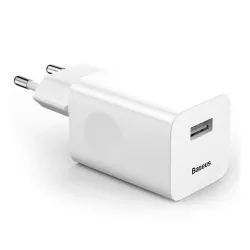   BASEUS încărcător de rețea Priză USB (24W, încărcător rapid PD 3.0 3.0) ALB