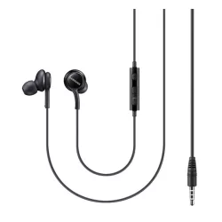   Căști SAMSUNG STEREO (mufă de 3,5 mm, microfon, buton de înregistrare, control volum) NEGRU
